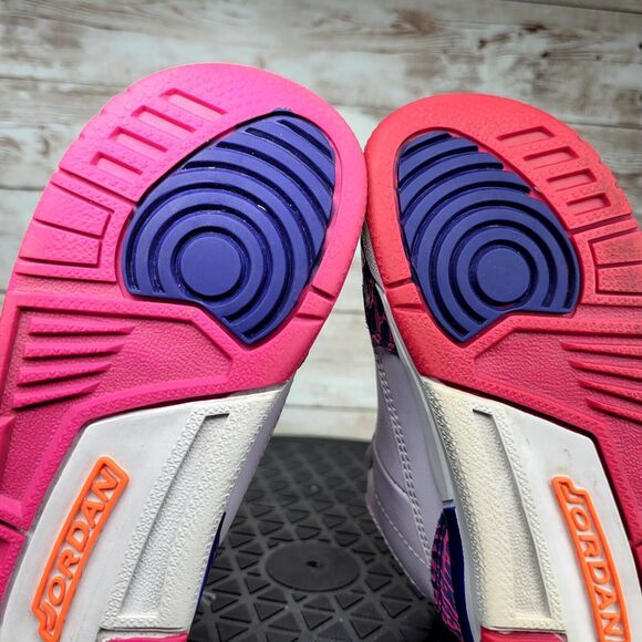 Jordan Kids Sneakers Pink and Blue - Picture 9 of 10